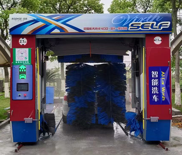 智能無人值守往復(fù)式洗車機CF-360案例精選